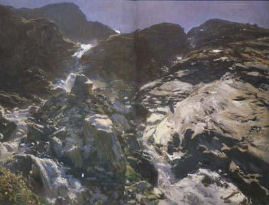 John Singer Sargent Glacier Streams-The Simplon (mk18) oil painting image
